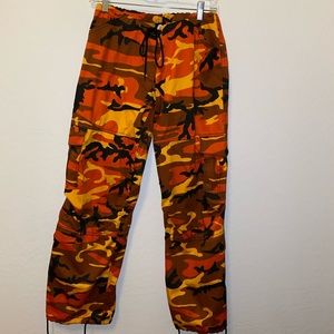 zumiez orange camo pants